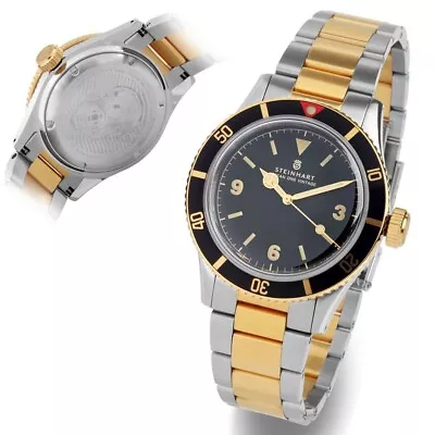 Steinhart Ocean One Vintage two-tone 42mm Auto SW200 Men's Diver Watch 103-1039 - Image 1 of 4