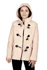 Women's Burberry London Pale Pink Hooded Duffle Coat UK10 US8