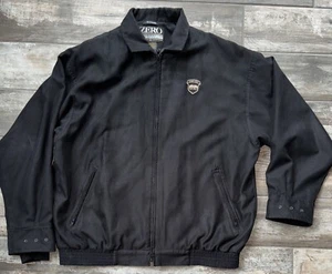 Zero Restriction Jacket Mens Sz XL Black Golf Full Zip Microsuede Long Sleeve - Picture 1 of 6