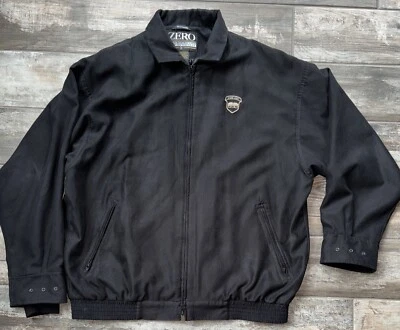 Zero Restriction Jacket Mens Sz XL Black Golf Full Zip Microsuede Long Sleeve - Image 1 of 4