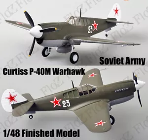 Segunda Guerra Mundial Curtiss P-40 Warhawk Unión Soviética terminó avión 1/48 Easy modelo avión - Imagen 1 de 6
