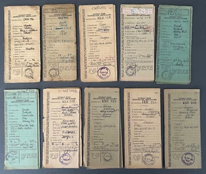 Buff Fahrtenbuch gemischt Konvolut RF60 Güter LKW Transporter Restposten x10 - Bild 1 von 1
