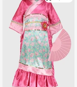 BNWT Disney Princess Mulan Pink Fancy Dress Costume aged 3-4 years - Picture 1 of 5