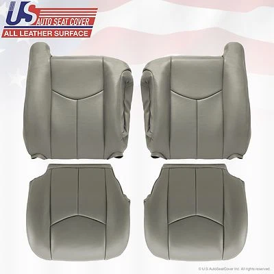 2003 To 2006 Chevy Suburban Upholstery leather seat cover Replacement Gray 922 - Image 1 of 4