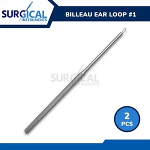 2 BILLEAU flexible Ohrschlaufe 6,50" kleine Größe #1 deutsche Qualität - Bild 1 von 6