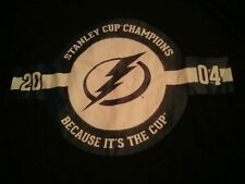 TAMPA BAY LIGHTNING"Because its the Cup" T-SHIRT  NHL MOLSON-COORS