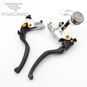 Hydraulic Brake Clutch Lever Master Pair Set Fit For Kawasaki Z650 Z750 Z1000 - Picture 1 of 11