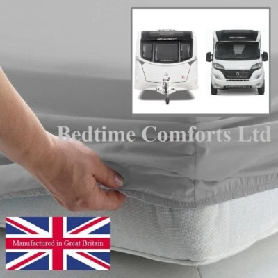 BEDTIME COMFORTS LTD CARAVAN / MOTOR HOME FITTED SHEETS 54" (4ft 6" Wide) x Various Lengths