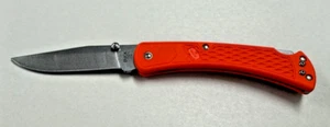 New Buck 110 Slim Select Hunter Orange Nylon Handle Folding Knife 0110ORS2-C - Picture 1 of 1