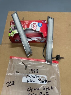 🔥 1985 CHRYSLER NEW YORKER OEM OPERA LAMP LIGHT BEZEL ASSEMBLY RH AND LH PAIR - Image 1 of 4