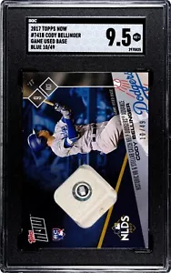 2017 Topps Now #741B Cody Bellinger NLDS Blue 10/49 Graded SGC 9.5 MINT+ - Picture 1 of 2