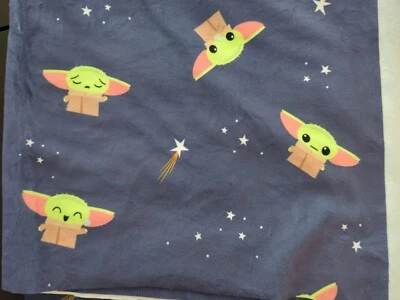 Mandalorian Lucasfilm Super Soft Brush Fleece Style Fabric Camelot 29"X 62"W Pc - Image 1 of 4