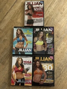 5 Jillian Michaels workout fitness DVD Lot Killer Body,Ripped in 30, Killer Buns - Picture 1 of 7