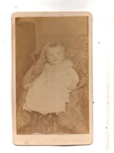 ANTIGUO - BEBÉ VICTORIANO - FOTO DE GABINETE - CONRAD RIPPLE - SUNBURY PA. - Imagen 1 de 2
