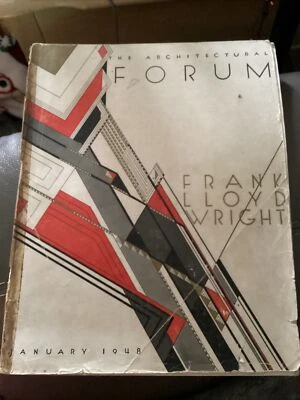 Architectural Forum Frank Lloyd Wright January  1948 - Image 1 of 4