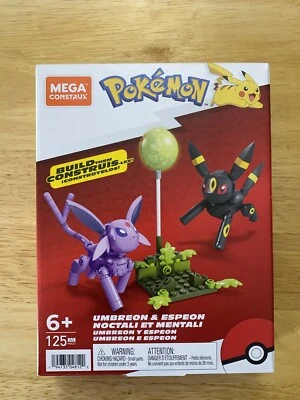 POKÉMON - MEGA Construx: Juego de construcción Umbreon y Espeon (HGC21) nuevo/sellado Foto 1 de 4