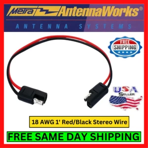 Metra InstallBay IBTH18 18Ga 2Pin/2Pin rot/schwarz Kabel 1' Stereo hochwertig - Bild 1 von 6