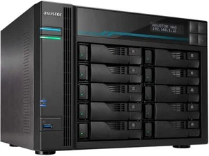 Asustor 10 Bay NAS Lockerstor 10 | AS6510T | Quad-Core CPU, Dual 10GbE+ 2.5GbE - Afbeelding 1 van 5