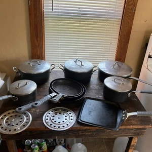 Vintage Magnalite GHC Professional 16 Piece Anodized Aluminum Cookware Set List - Picture 1 of 24