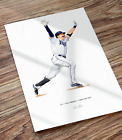 Evan Longoria Tampa Bay Rays Baseball Illustration Print Poster Art