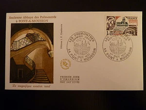 France Premier Day FDC N°1945 Abbey Of Premonstratensians 1,25F Bridge A - Picture 1 of 1