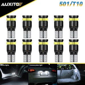 AUXITO T10 LED License Plate Light Bulbs 6000K White 168 2825 194 Advanced EPG - Picture 1 of 10