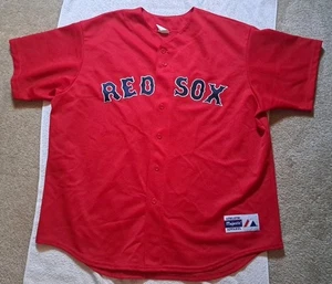 Camiseta deportiva vintage Nomar Garciaparra Boston Red Sox para hombre XXL majestuosa con botones EE. UU. - Imagen 1 de 8