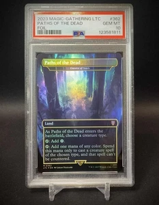 🌈 PSA 10 - Paths of the Dead - MTG #362 Cavern of Souls - Lord of the Rings LTC - Picture 1 of 2