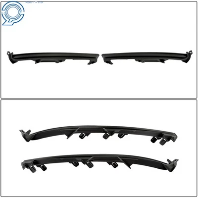 Replacement For Mazda CX-9 2016-2023 Pair Fog Light Cover Black Plastic W/O Hole — 第 1/4 张图片