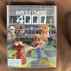 Vintage 1994 Battle Chess 4000 Big Box CIB IBM 3,5" Scheiben kostenloser schneller Versand - Bild 1 von 11