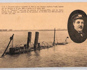 BELGIUM *SS Brussels* WWI SHIP-WRECK Postcard Used 1925 {samwells-covers}YZ89 - Picture 1 of 12