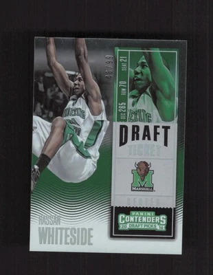 2016 Panini Contenders Draft Picks #36 Hassan Whiteside Draft Ticket #/99 - Image 1 of 2