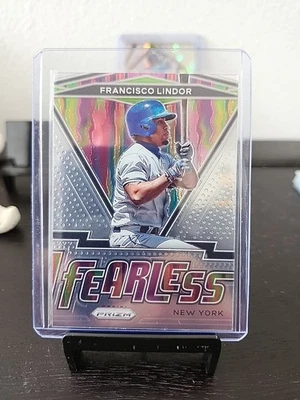 2021 Panini Prizm - Fearless Francisco Lindor #FR-6 - Image 1 of 2