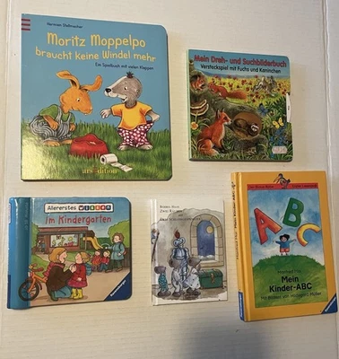 GERMAN Children's Picture Book Lot of 5 Kids ESL Board Vintage Illustrated - Image 1 of 4