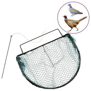 Bird Trap Green 50cm Steel Animal Catcher Lightweight Portable Pest Control - Picture 1 of 10