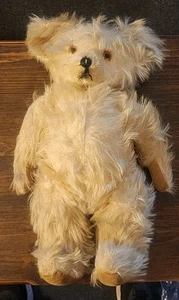 "Oso de peluche articulado helvético Jopi Pitrmann vintage de 18"" de la década de 1920" - Imagen 1 de 18