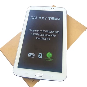 New Samsung Galaxy Tab 3 WiFi ✔ 7 inch Android 4.1.2 8GB Tablet White • SM-T210 - Afbeelding 1 van 8
