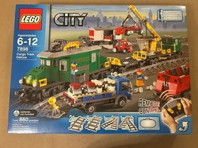 LEGO CITY: Cargo Train Deluxe (7898)-Brand New In Factory Sealed Box