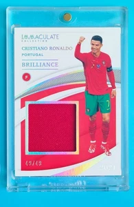 2021 Immaculate Portugal Cristiano Ronaldo Brilliance 49/49 Patch 1/1 - Picture 1 of 2