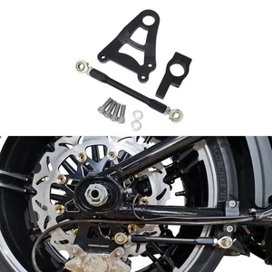 4 Piston Rear Brake Caliper Black Mounting Bracket Adapter for Harley 18-2023... - Picture 1 of 7