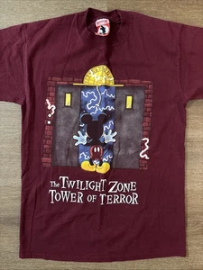 Vintage Disney The Twilight Zone Tower Of Terror T-Shirt Sz Medium Mickey Mouse - Picture 1 of 7