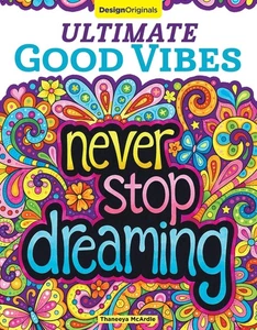 Ultimate Good Vibes Coloring Book (Design Originals) Selection of 56 Beginne... - Picture 1 of 1