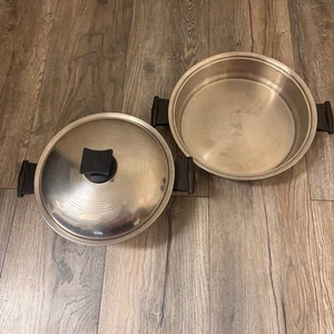 2 Vintage Rena Ware Cookware Pots USA 3 Ply 18-8 Stainless Steel Lot 2 - Picture 1 of 16