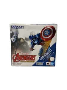 Figura Bandai Spirits S.H.Figuarts Capitán América Usada - Imagen 1 de 6