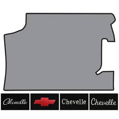 Alfombra Chevrolet Chevelle 1964-1965 lazo logotipo maletero alfombrilla con almohadilla 1 pieza Foto 1 de 4