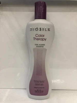 BioSilk Color Therapy Cool Blonde Shampoo - Color Safe - 12 oz - Image 1 of 2