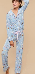 Spartina 449 Down The Shore Pajama Set New Jersey Shore Points Rare Find! Large - Picture 1 of 6