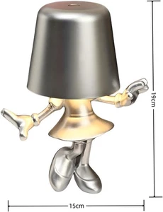 Resin Desk Lamp Mini Mouse Silver - Picture 1 of 4