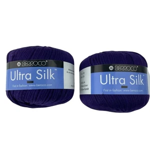 Berroco Ultra Silk Garn 50 g 98 Yard #10 6 mm lila Farbe 6114 - Bild 1 von 5