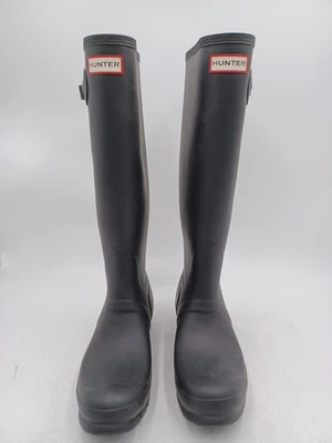NUEVAS Botas de Lluvia Hunter Originales Altas en Negro para Mujer Talla 8 EE. UU. Foto 1 de 4
